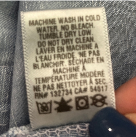 BELLA DAHL- Racer Back Stripe Trim Dress in Silverlake Wash size Large - Picture 8 of 8